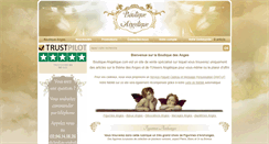 Desktop Screenshot of boutique-angelique.com